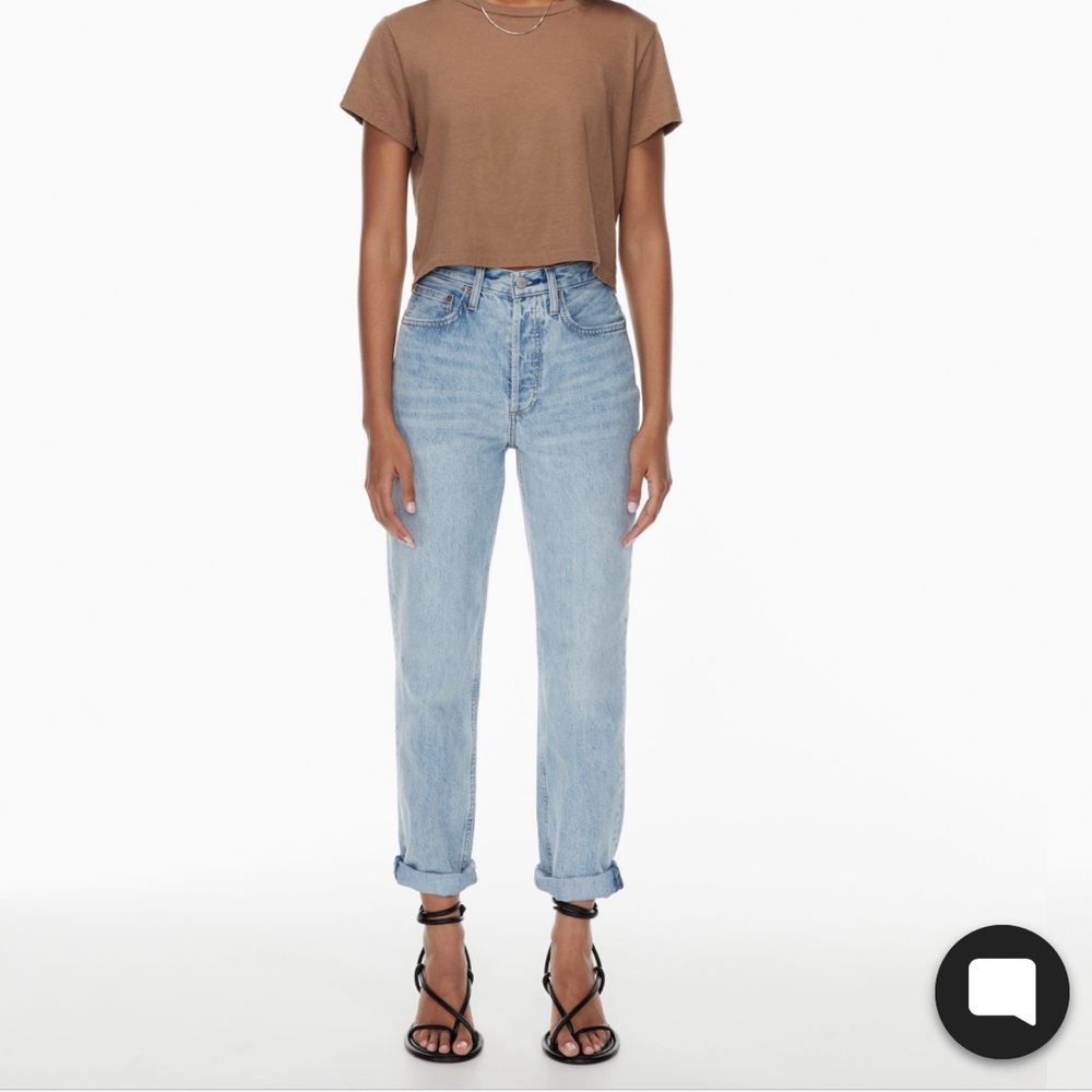 Aritzia Denim Forum Jeans (boyfriend straight leg)